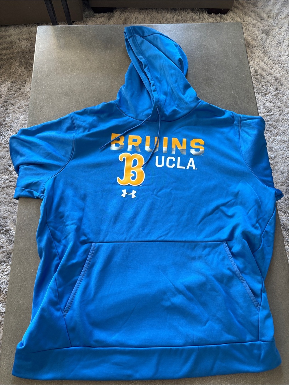 Under Armour UCLA Bruins Blue Hoodie with Yellow Logo